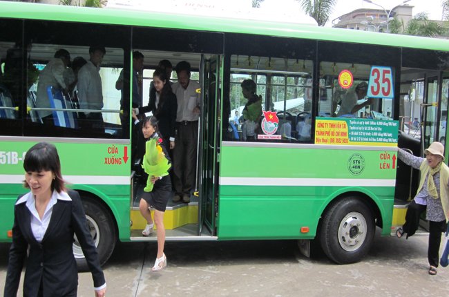 ホーチミンの路線バス